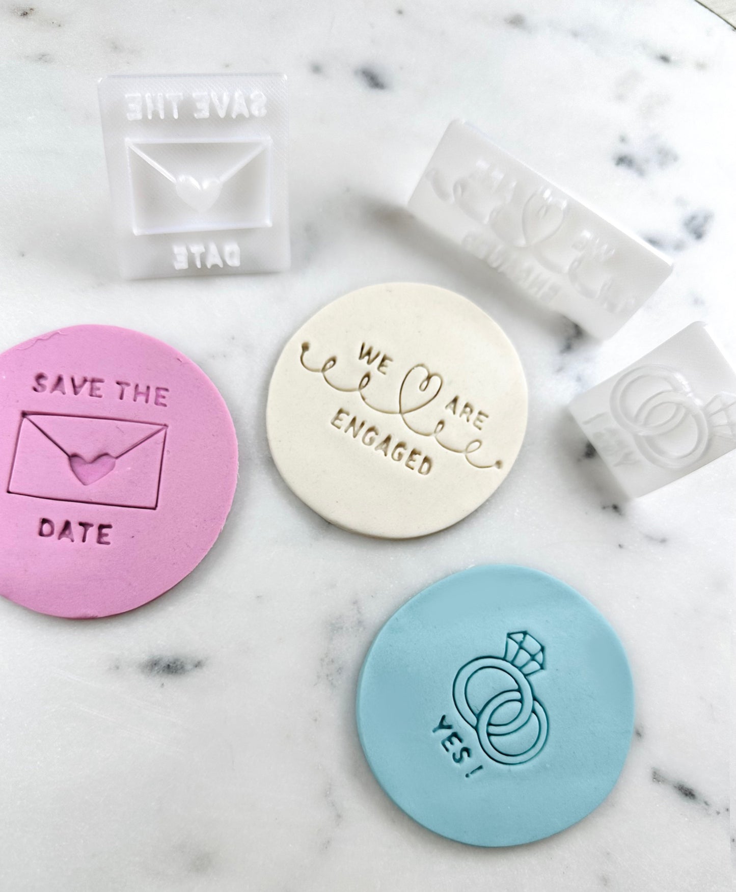 Engagement Cookie Stamps