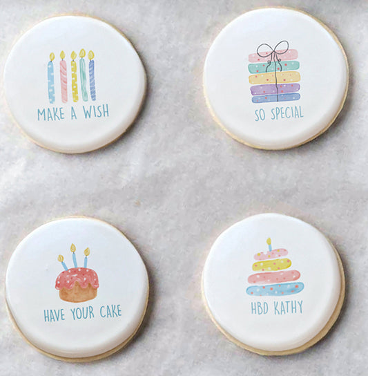 Red Floral Bridal Shower Cookie Set