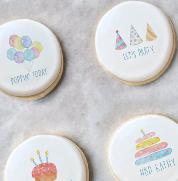 Red Floral Bridal Shower Cookie Set