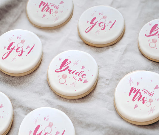 Bride to Be Cookie Set – Engagement & Bridal Shower Cookies