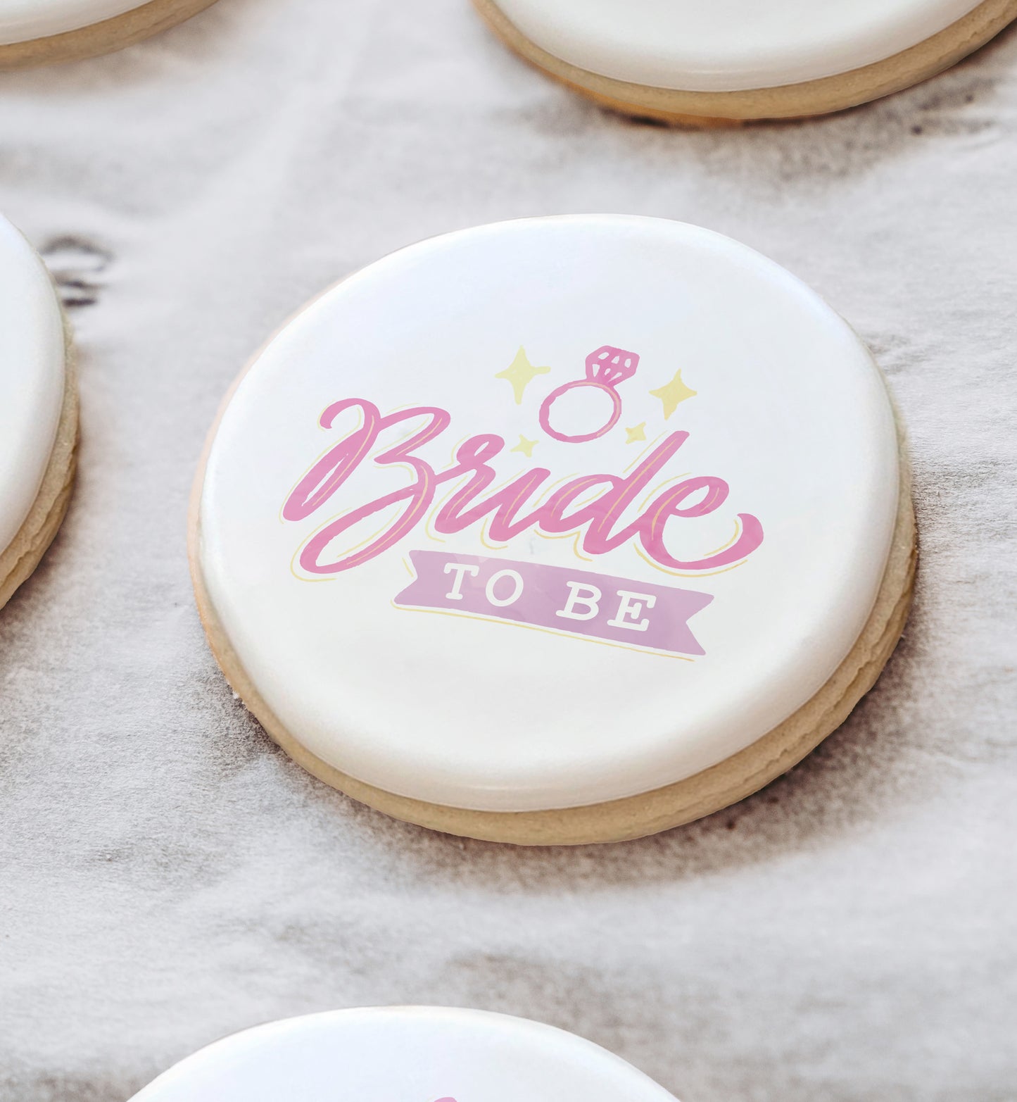 Team Bride 3 Illustration Set Cookie for Bridal Shower