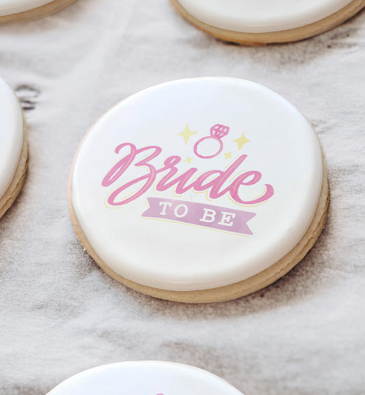 Team Bride 3 Illustration Set Cookie for Bridal Shower