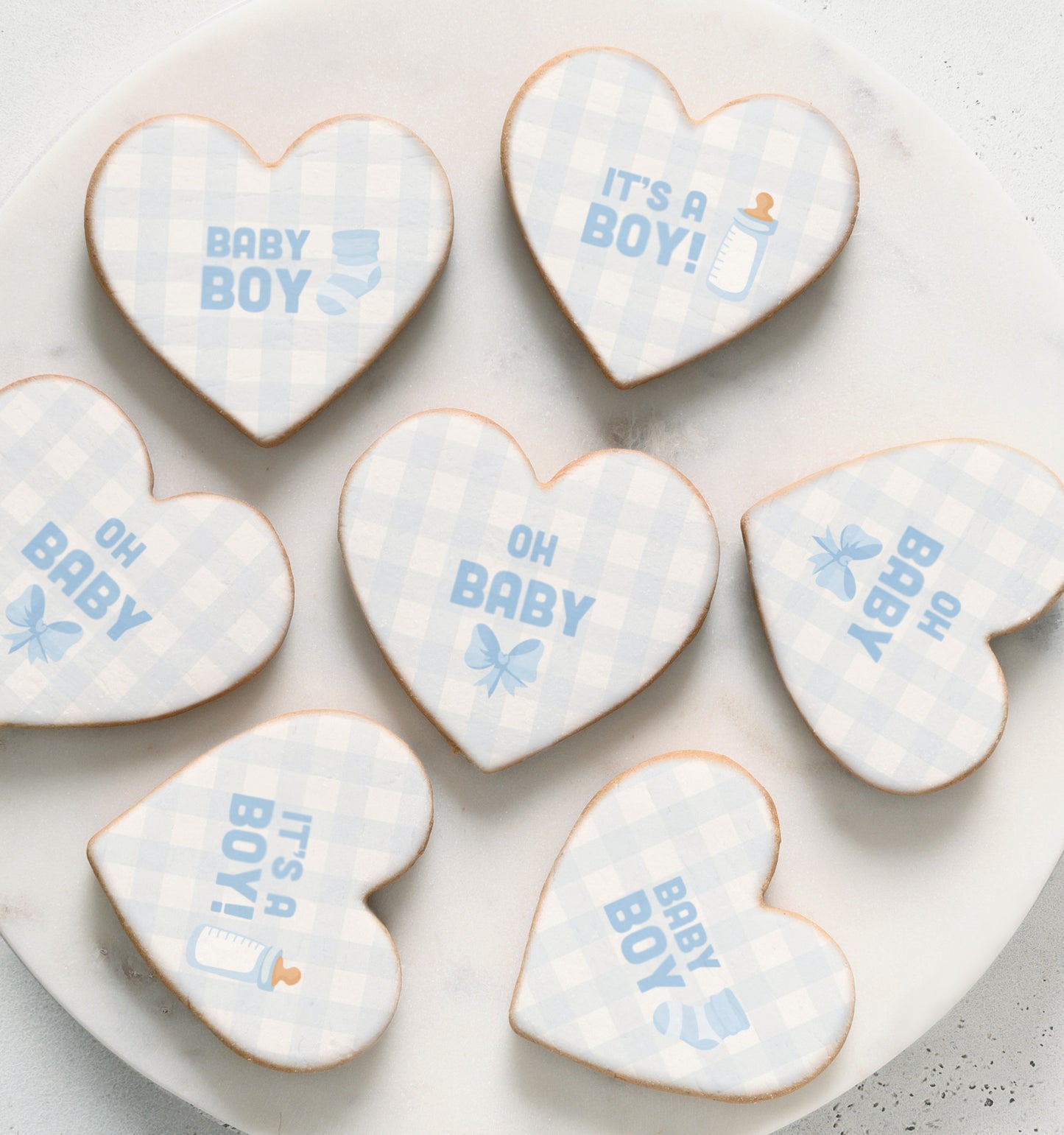Oh Baby Cookie for Baby Shower and Gender Reveal