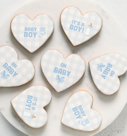 Oh Baby Cookie for Baby Shower and Gender Reveal