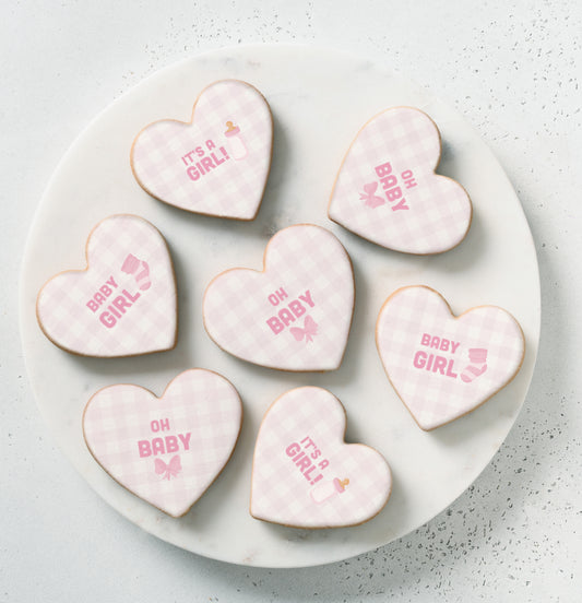 Oh Baby Cookie for Baby Shower and Gender Reveal