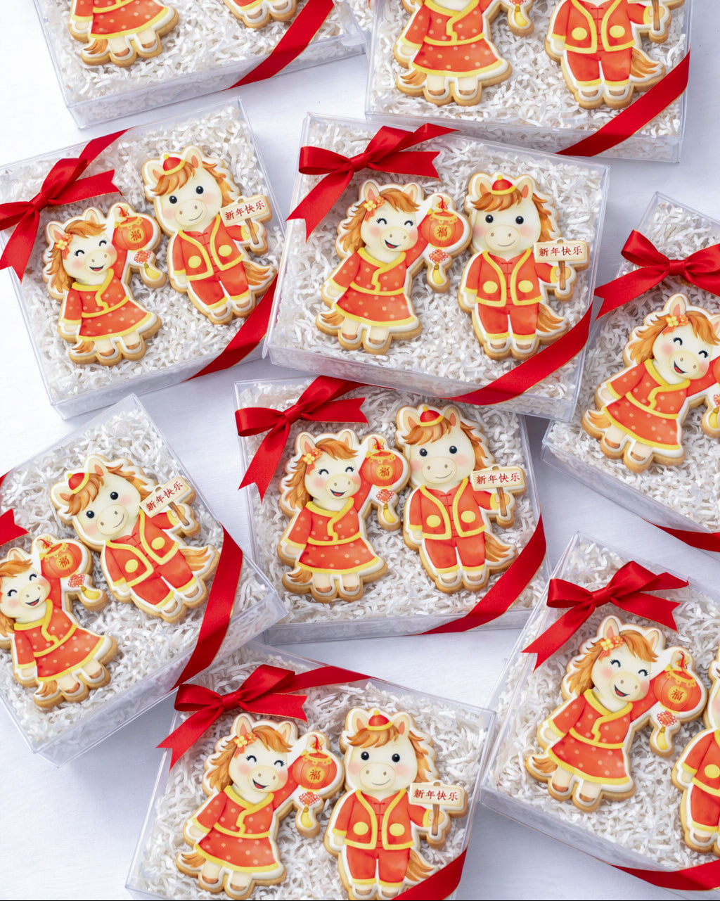 Lunar New Year 春节 Cookies - Horse set