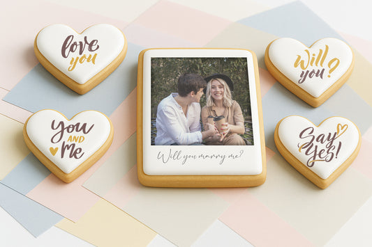 Will You Marry Me? Proposal Gift Cookie Set