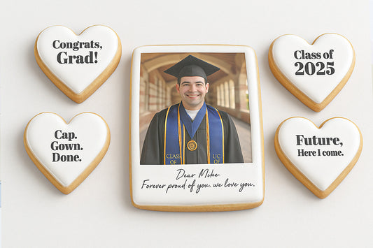 Polaroid Photo Cookie set - Graduation