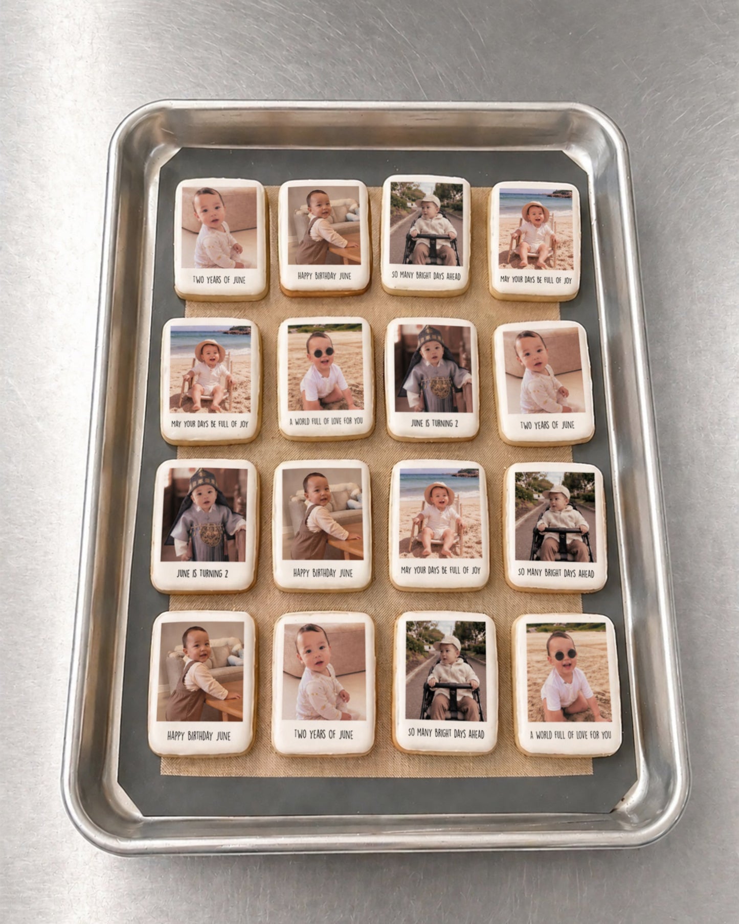 Personalized Polaroid Photo Cookie