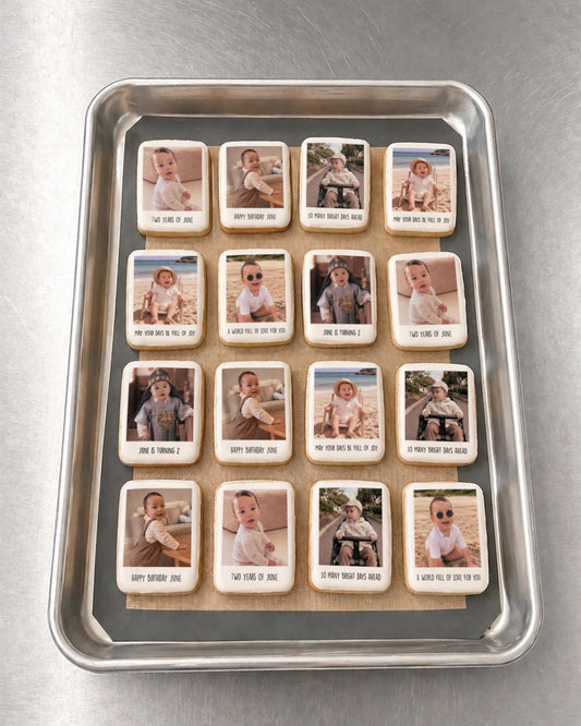 Personalized Polaroid Photo Cookie