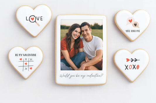 Polaroid Photo Cookie set - Valentine's day