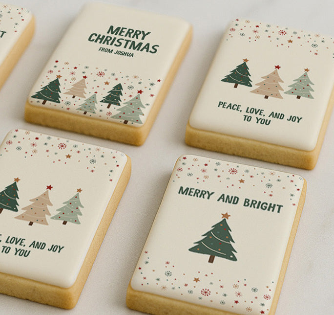 Lovely Neutral Christmas Cookie Set