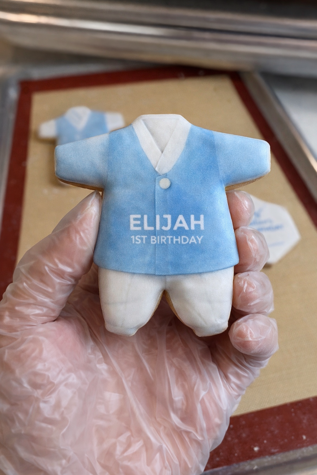 Boy Hanbok Cookie - Birthday, Dohl, 100days