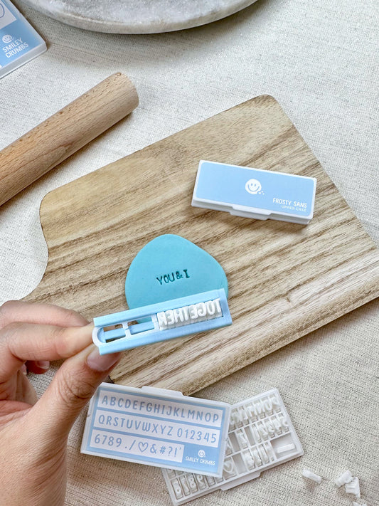 Frosting Sans Mini Font Stamp
