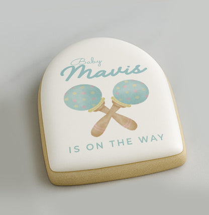 Customizable Pastel Cookie Set for Baby Shower or Birthday