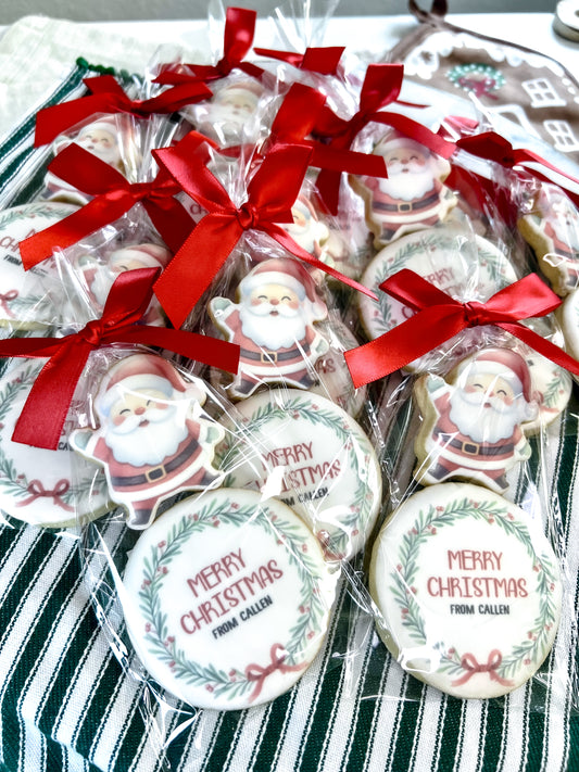 Santa & Wreath Merry Christmas Set