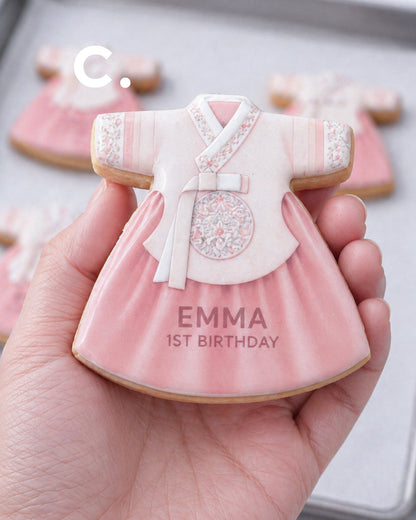 [set] Hanbok Cookies for Dohl Party / Doljanchi Cookie - Traditional Korean Birthday Cookies