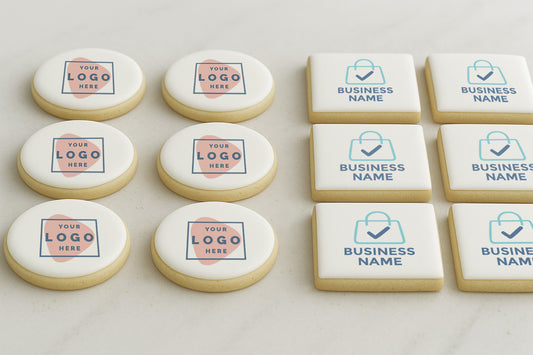 Custom Logo Cookie - Business, School, Event cookies