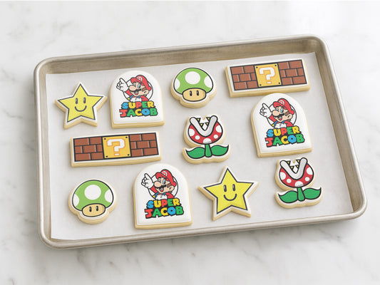 Super Mario Birthday Cookie Set