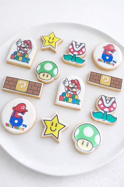 Super Mario Birthday Cookie Set