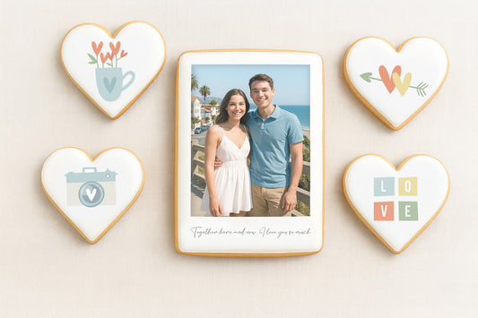 Polaroid Photo Cookie set - Pastel Love