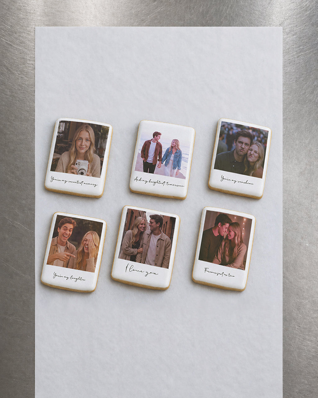 Personalized Polaroid Photo Cookie