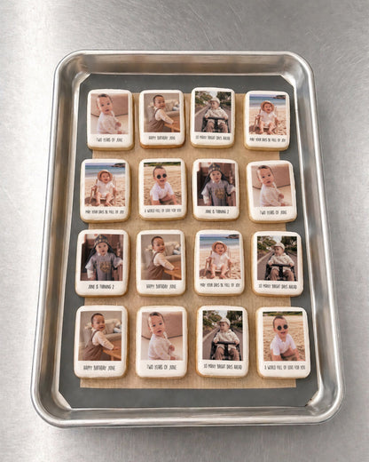 Personalized Polaroid Photo Cookie