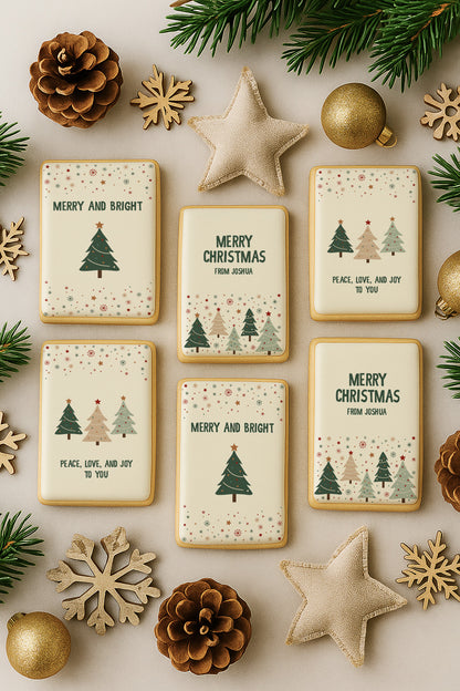 Lovely Neutral Christmas Cookie Set